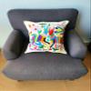 ALKIMIA INC Mexican Handmade Pillow Cover Authentic Otomi Tenango Embroidery view 4