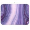 One Bear Beautiful Purple Marble Texture Dish Drying Mat for Kitchen Counter 16x18 inch Absorbent Microfiber Drying Pad Heat Resistant Drainer & Sink Mat for Coffee Bar Countertop view 1