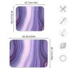 One Bear Beautiful Purple Marble Texture Dish Drying Mat for Kitchen Counter 16x18 inch Absorbent Microfiber Drying Pad Heat Resistant Drainer & Sink Mat for Coffee Bar Countertop view 3