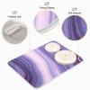 One Bear Beautiful Purple Marble Texture Dish Drying Mat for Kitchen Counter 16x18 inch Absorbent Microfiber Drying Pad Heat Resistant Drainer & Sink Mat for Coffee Bar Countertop view 4