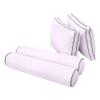 Prolinemax Style 1 - Mattress & Pillow Bolster Cushion for Outdoor Indoor Daybed Porch Swing Bed Contrast Trim Twin-XL Size AD107 | Covers ONLY | view 3