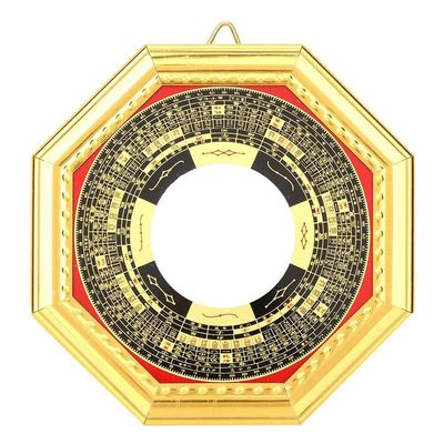 TOPINCN Bagua Mirror, Traditional Chinese Feng Shui Mirror Convex Concave Mirror Exorcism Amulet Mirror (13.5Convex)