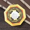 TOPINCN Bagua Mirror, Traditional Chinese Feng Shui Mirror Convex Concave Mirror Exorcism Amulet Mirror (13.5Convex) view 2