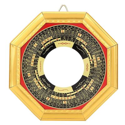 TOPINCN Bagua Mirror, Traditional Chinese Feng Shui Mirror Convex Concave Mirror Exorcism Amulet Mirror (13.5concave)