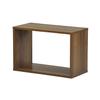 AIS OPR-6040 WLNT Open Rack System, Width 23.6 inches (60 cm), Height 15.7 inches (40 cm), Walnut view 1