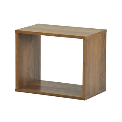 AITECH OPR-5040 WLNT Open Rack System, Width 19.7 inches (50 cm), Height 15.7 inches (40 cm), Walnut