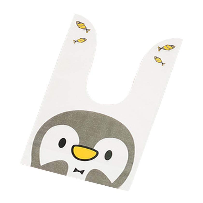 50 Pcs Cute Rabbit Ears Food Packaging Bags Candy Cookie Pastry Bags #14 Festival Recommend