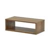 AIS OPR-6020 WLNT Open Rack System, Width 23.6 inches (60 cm), Height 7.9 inches (20 cm), Walnut view 1