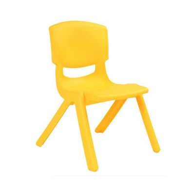 Childrens Plastic Chair Extra Strong Kids Seat Study Garden Outdoor Or Indoor Chairs for Boys Or Girls,Yellow