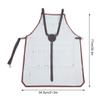 Apron Barber Pinafore With Pockets Waterproof Bartender Kitchen Cooking Pinafore Adjustable Waterdrop Resistant Chef Apron Unisex view 4