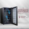 Schmecke 34 Bottle Compressor Wine Cooler Refrigerator w/Lock | Large Freestanding Wine Cellar | 41f-64f Digital Temperature Control Wine Fridge For Red, White, Champagne or Sparkling Wine - Black view 3