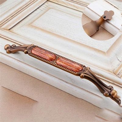 Geeyu ZHaonan-Dressing Table Handle, Wardrobe Cupboard Door Handle, Luxury Vintage Furniture Handle, Elegant Bronze Kitchen Cabinet Knobs and Handles, Drawer Pulls, Indoor Hardware (Color : H)