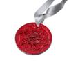 Lalique Crystal Red 2020 Poinsettia Christmas Ornament view 1