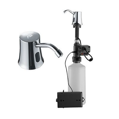 ASI 20333 Automatic Liquid Soap Dispenser 54 oz Capacity, Stainless Steel Spout 4" x 21-12" (102 x 546 mm) - Vanity Mounted