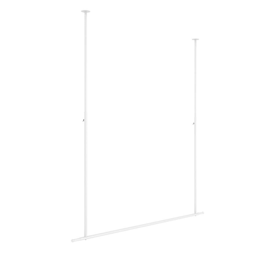 Clothing Store Display Rack Ceiling Hanger, Women's Clothing Store Windows Shelves Hanging Clothes Bar Display Hangers, Metal Retail Clothing Garment Racks Display Rod