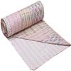 Blanket Bedding Bedspread Bed Kantha Vintage Handmade Silk Patchwork Indian Art Cover India Sari Bohemian Spreads Washed Patola Spread Quilt view 4