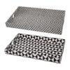 A&B Home Rectangular Serving Tray,Hanley Geometric Wood Trays with Handles,Decorative Trays with Vibrant Black and White Art Decor Patterns in 2 asst,25x15 inch view 1
