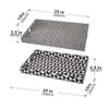 A&B Home Rectangular Serving Tray,Hanley Geometric Wood Trays with Handles,Decorative Trays with Vibrant Black and White Art Decor Patterns in 2 asst,25x15 inch view 3