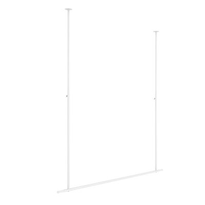 Clothing Store Display Rack Ceiling Hanger, Women's Clothing Store Windows Shelves Hanging Clothes Bar Display Hangers, Metal Retail Clothing Garment Racks Display Rod