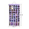 AROUY Sunglasses Organizer Storage, Hanging Wall Pocket Glasses Organizer - 25 Felt Slots Sunglass Organizers Holder with Metal Hook and Sturdy Rope (Purple, Large) view 3