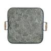 A&B Home Metal Decorative Tray,Serving Tray with Handles,Square,Size 29x4x24.5 inch view 1