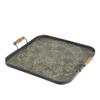 A&B Home Metal Decorative Tray,Serving Tray with Handles,Square,Size 29x4x24.5 inch view 2
