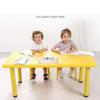 Kids Children Plastic Table Strong Study Garden Or Inside Table,Kindergarten,Home,Daycare Table,Toddlers Dining Table Game Table,Blue view 4