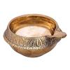 Indian Brass Golden Diya Lamp Beautiful Engraved Design Diwali Home Dcor Gift Pcs view 2