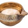 Indian Brass Golden Diya Lamp Beautiful Engraved Design Diwali Home Dcor Gift Pcs view 3