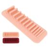 11 Holes Makeup Brush Holder Organizer Silicone Wall-Mounted Makeup Brush Toothbrush Holder Stand Organizer Rack() view 1
