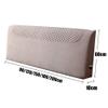 LIANGJUN Headboard Bed Backrest Cushion, Wall Pillow Comfortable, Sponge Filling Double Large Backrest, Double Bed Children's Room, Washable Cover (Color : Dark Gray, Size : 200cm) view 2