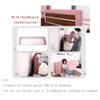 LIANGJUN Headboard Bed Backrest Cushion, Wall Pillow Comfortable, Sponge Filling Double Large Backrest, Double Bed Children's Room, Washable Cover (Color : Dark Gray, Size : 200cm) view 4