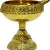 MODERN INDIAN ART Traditional Brass Diya Diwali Pooja Diya Lamp Home Dcor Beautiful Handmade Gift Pcs view 2