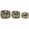 Set of 3 Traditional Nesting Wicker Baskets 14.5" view 1