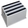 1 Step, Plastic Step Stand, 500 lb. Load Capacity, Gray view 1