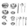 16/18/25pcs Stainless Steel Cookware Set Saucepan Lids Pot Cooking Kitchen(16 pieces) view 2