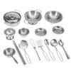 16/18/25pcs Stainless Steel Cookware Set Saucepan Lids Pot Cooking Kitchen(16 pieces) view 4