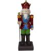 Northlight 22" Red and Blue Nutcracker Soldier Christmas Decoration view 1