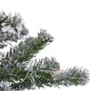 Pre-Lit Medium Flocked Alpine Artificial Christmas Tree - 4' - Clear Lights view 3