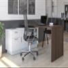 Bestar Equinox L-Shaped Desk in Antigua & White, 72W view 2