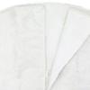 48" White with Gold Embroidered Snowflakes Christmas Tree Skirt view 4