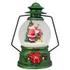 Santa Checks the Naughty Children's List by the Christmas Tree Lantern Snow Globe - 8" view 4
