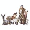Needzo Nativity Sets for Christmas Indoor, Shepherd and his Animals Figurines, Holiday Home Decor Set of 4 view 1