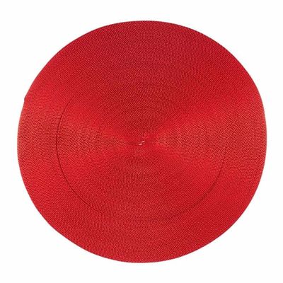 West Coast Paracord Flat Inch Nylon Webbing Heavy Duty and Lightweight Material Multiple Lengths and Colors DIY Gear, Accessories, Repair (50 Feet Light Red)