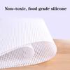 5 Pieces Square Silicone Dehydrator Sheets,15.7" x 15.7" Non-stick Fruit Dehydrator Mats,Reusable Steamer Mesh Mat Baking Mats for Fruit Dryer view 2