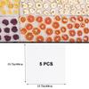 5 Pieces Square Silicone Dehydrator Sheets,15.7" x 15.7" Non-stick Fruit Dehydrator Mats,Reusable Steamer Mesh Mat Baking Mats for Fruit Dryer view 3