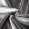 ABP Collection Ultra-Soft Silky Satin Fitted Sheet - Wrinkle, Fade, Stain Resistant 21" Deep Pocket Bed Sheet - 1 Piece Fitted/Bottom Sheet - Twin, Dark Grey view 2