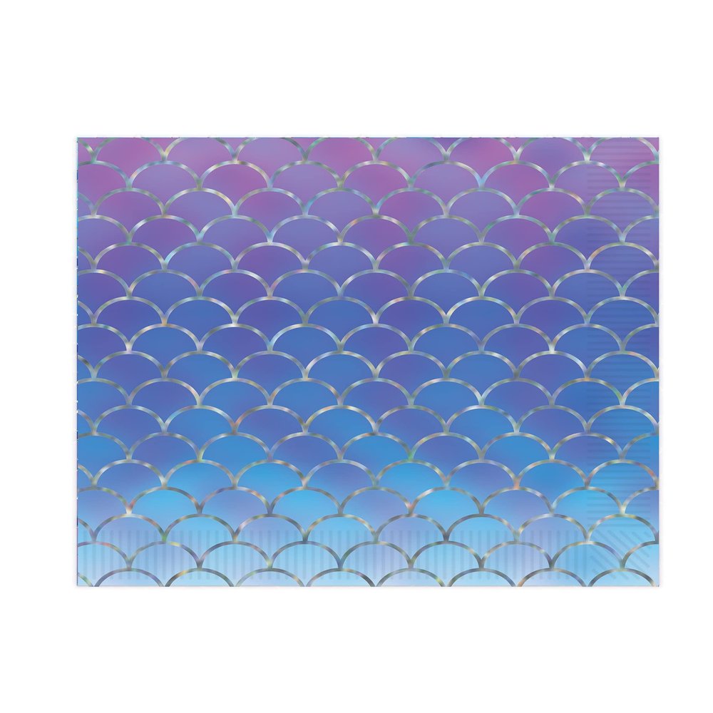 Beistle Mermaid Scales Luncheon Napkins