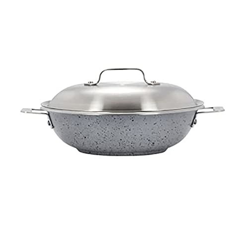 Bon Chef 60011STARLIGHT 10 in. Hotstone Starlight Cucina Braiser Pan with Lid - Induction Bottom