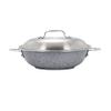 Bon Chef 60011STARLIGHT 10 in. Hotstone Starlight Cucina Braiser Pan with Lid - Induction Bottom view 1